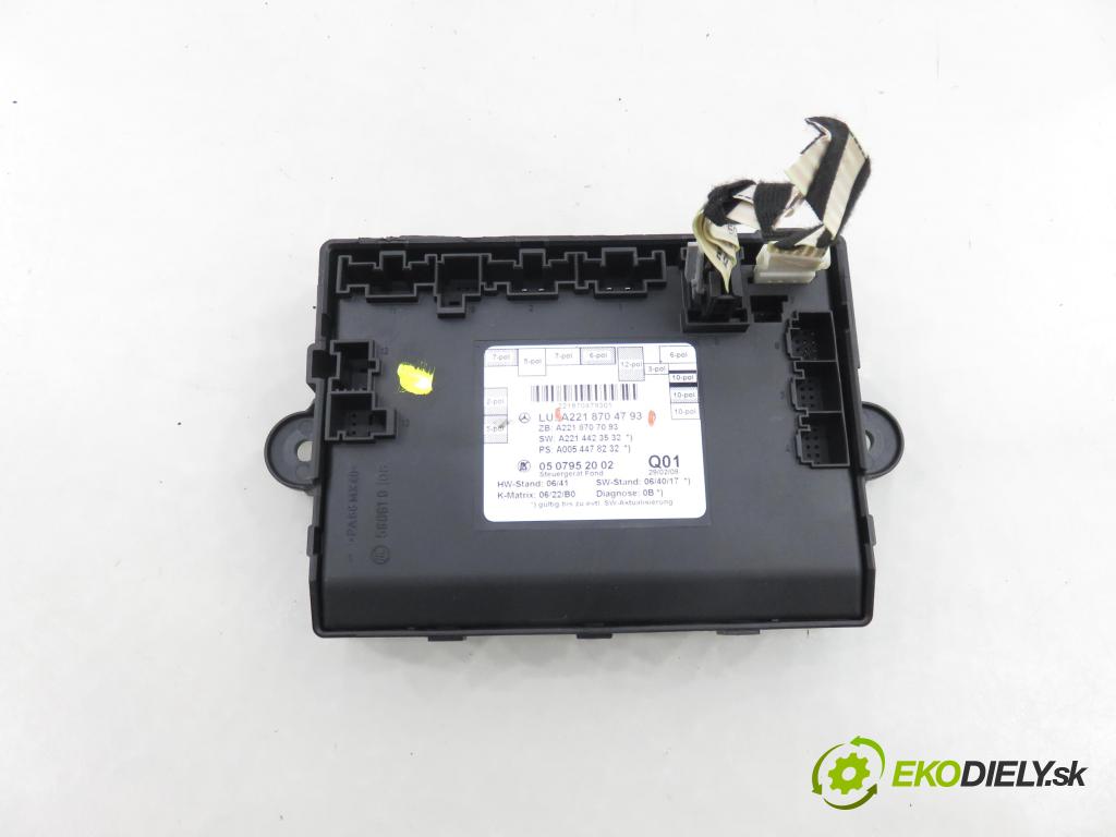 MERCEDES-BENZ KLASA S (W221) SEDAN 2008 200,00 S 350 (221.056, 221.156) - M 272.965 3498,00 MODUL Dvere A2218704793