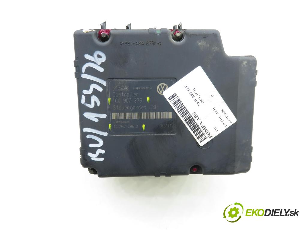 VW NEW BEETLE (9C1, 1C1) HB 2001 66,00 1.9 TDI 90 - ALH 1896,00 Pumpa ABS 6X0614517 ; 1C0907379 ; 10094703073 (Pumpa ABS)