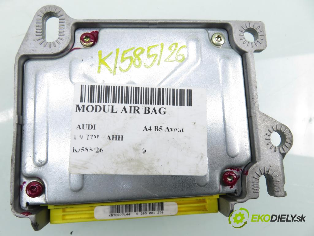 AUDI A4 Avant (8D5, B5) KOMBI 1999 66,00 1.9 TDI 90 1896,00 MODUL air BAG 8D0959655J ; 0285001276