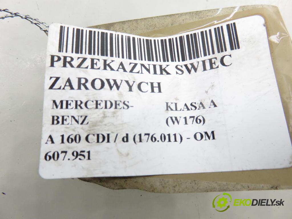 MERCEDES-BENZ KLASA A (W176) HB 2017 66,00 A 160 CDI / d (176.011) 90 - OM 607.951 1461,00 RELÉ: JÚN: 110678071R