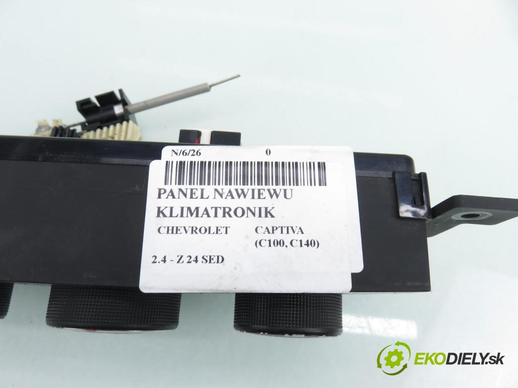 CHEVROLET CAPTIVA (C100, C140) SUV 2012 137,00 2.4 186 - LE9 2384,00 Panel kúrenia KLIMATRONIK 95080080