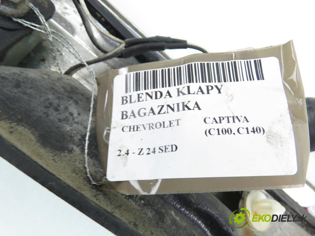 CHEVROLET CAPTIVA (C100, C140) SUV 2012 137,00 2.4 186 - LE9 2384,00 Zadné čelo dverí kufor 96624625