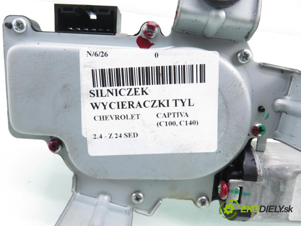 CHEVROLET CAPTIVA (C100, C140) SUV 2012 137,00 2.4 186 - LE9 2384,00 Motorček stierače zadné