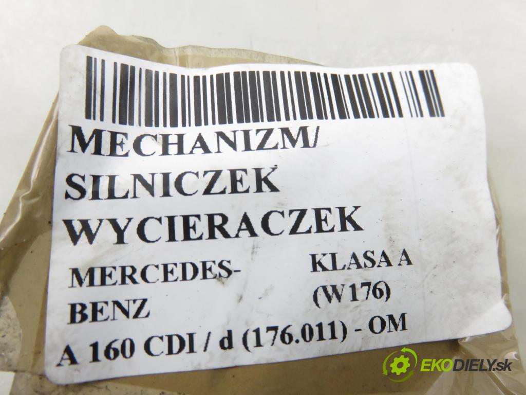 MERCEDES-BENZ KLASA A (W176) HB 2017 66,00 A 160 CDI / d (176.011) 90 - OM 607.951 1461,00 Motorček stieračov A1769061800 ; W000027118 ; W000026913