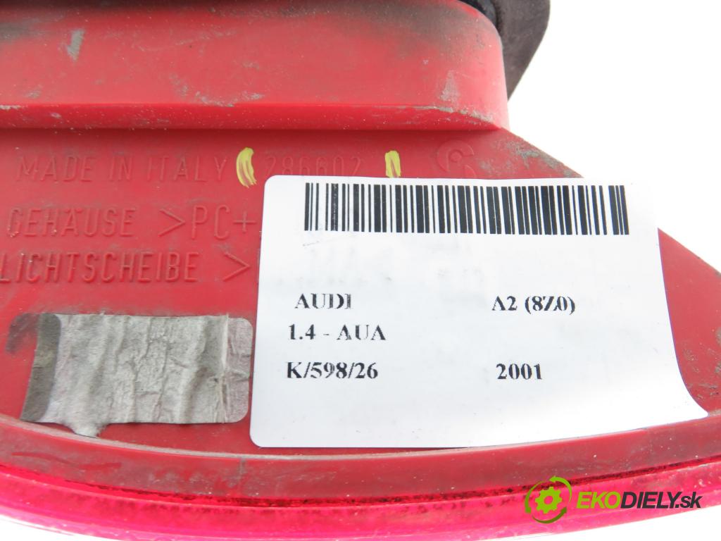 AUDI A2 (8Z0) HB 2001 55,00 1.4 - AUA 1390,00 Svetlo pravé zadné 286602