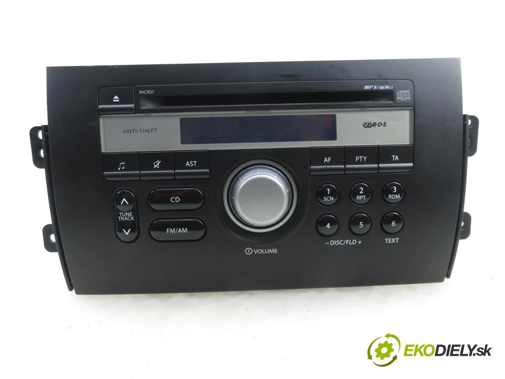SUZUKI SX4 (EY, GY) CROSSOVER 2008 79,00 1.6 VVT 4x4 (RW 416) 107 - M16A 1586,00 RADIO CD 3910179JB