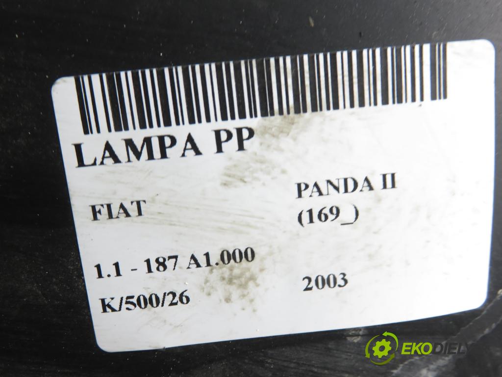 FIAT PANDA (169_) HB 2003 40,00 1.1 54 - 187 A1.000 1108,00 Svetlo PP