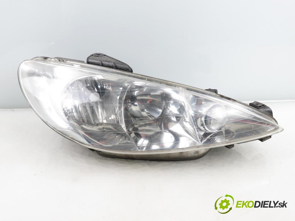 PEUGEOT 206 liftback (2A/C) HB 2007 50,00 1.4 HDi 8V 70 - 8HZ 1398,00 Svetlo PP 9660535580