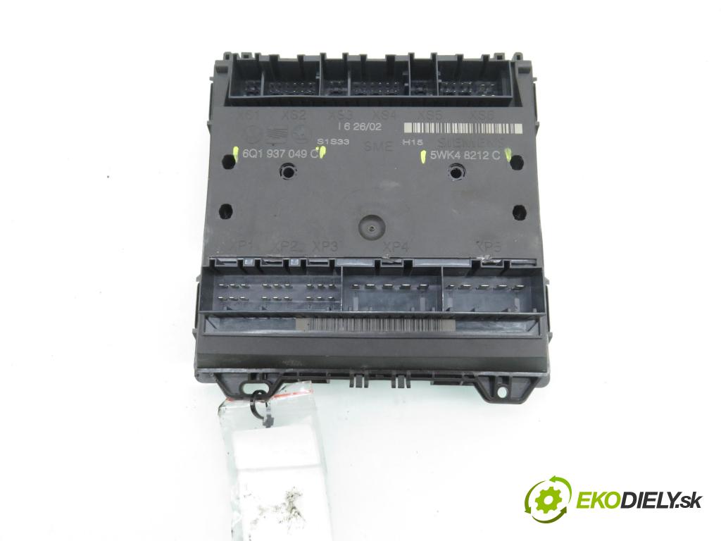 VW POLO (9N_) HB 2002 55,00 1.4 16V 75 - BBY 1390,00 MODUL komfortu 6Q1937049C ; 5WK48212C