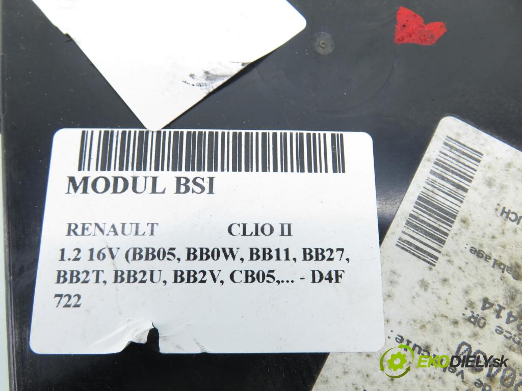 RENAULT CLIO II (BB_, CB_) HB 2004 55,00 1.2 16V (BB05, BB0W, BB11, BB27, BB2T, BB2U, BB2V, 1149,00 MODUL 8200311989