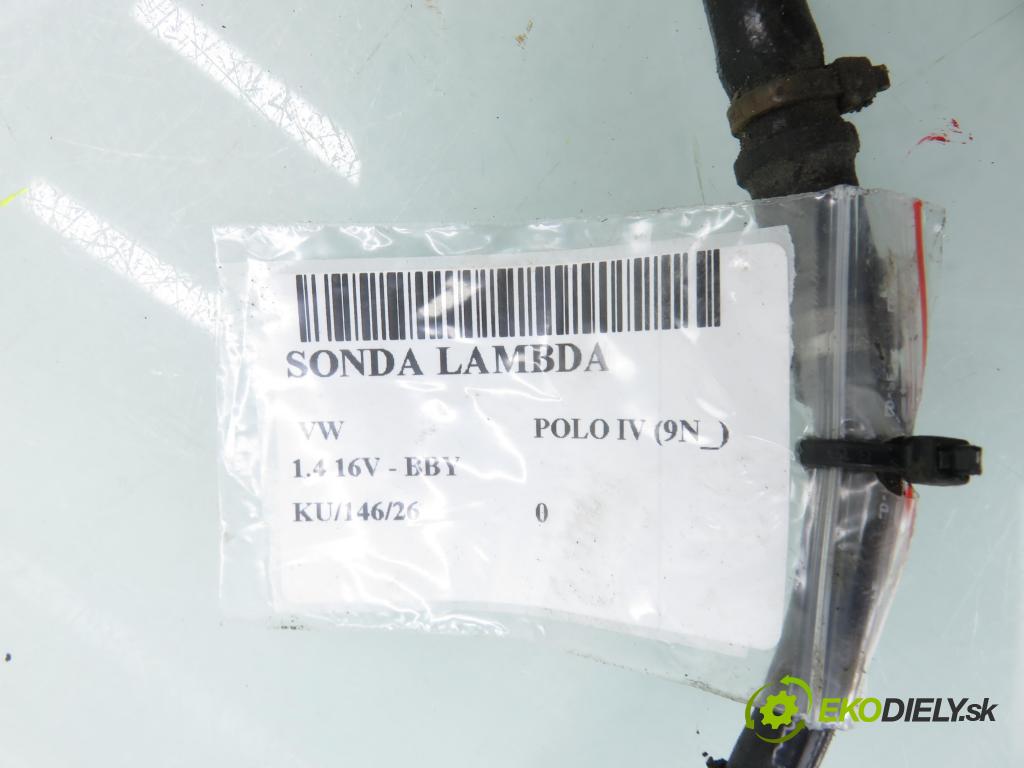 VW POLO (9N_) HB 2002 55,00 1.4 16V 75 - BBY 1390,00 sonda lambda 030906262K (Lambda sonda)