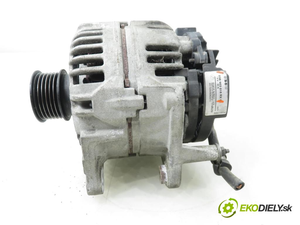VW POLO (9N_) HB 2002 55,00 1.4 16V 75 - BBY 1390,00 Alternátor 038903018RX (Alternátor)