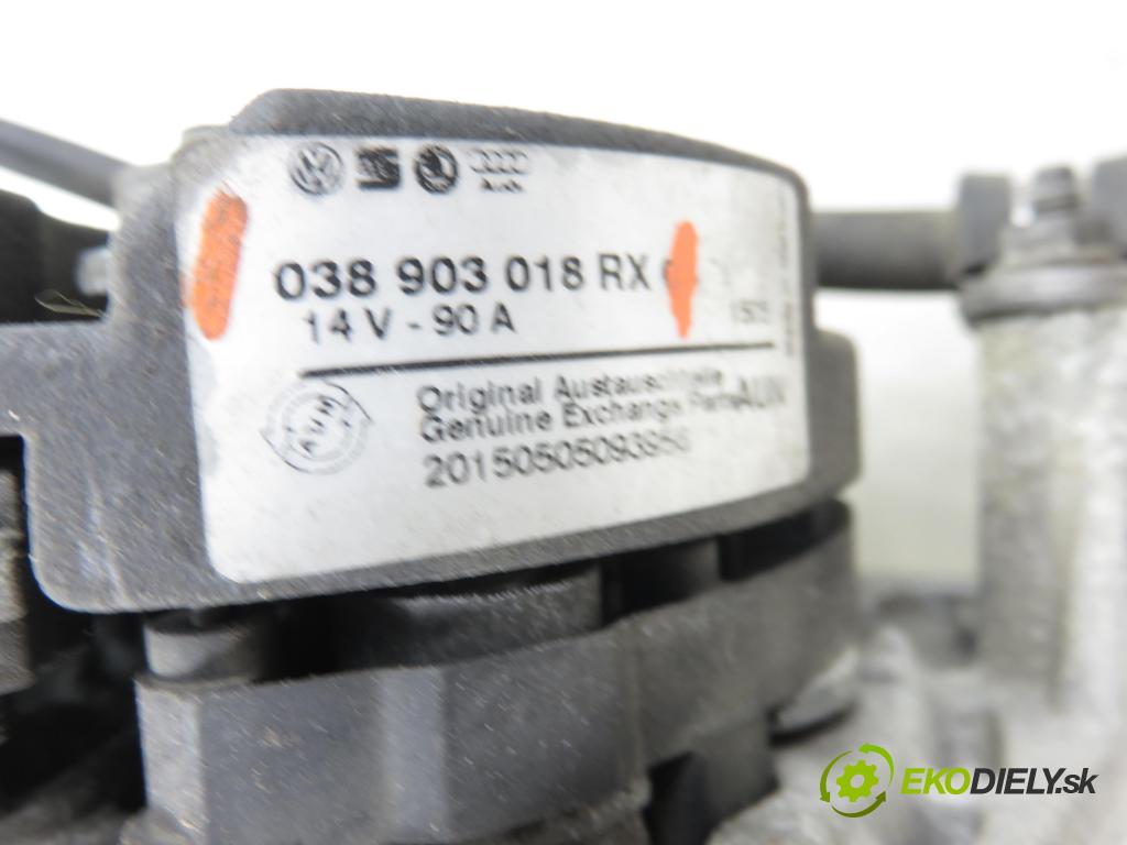 VW POLO (9N_) HB 2002 55,00 1.4 16V 75 - BBY 1390,00 Alternátor 038903018RX (Alternátor)