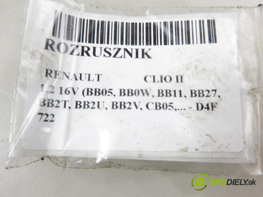 RENAULT CLIO II (BB_, CB_) HB 2004 55,00 1.2 16V (BB05, BB0W, BB11, BB27, BB2T, BB2U, BB2V, 1149,00 Štartér 8200369521 (Štartér)