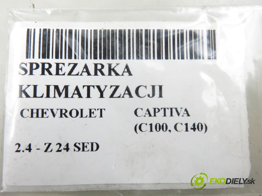 CHEVROLET CAPTIVA (C100, C140) SUV 2012 100,00 2.4 2405,00 KOMPRESOR: klimatizácie 557805030 (Kompresor klimatizácie)