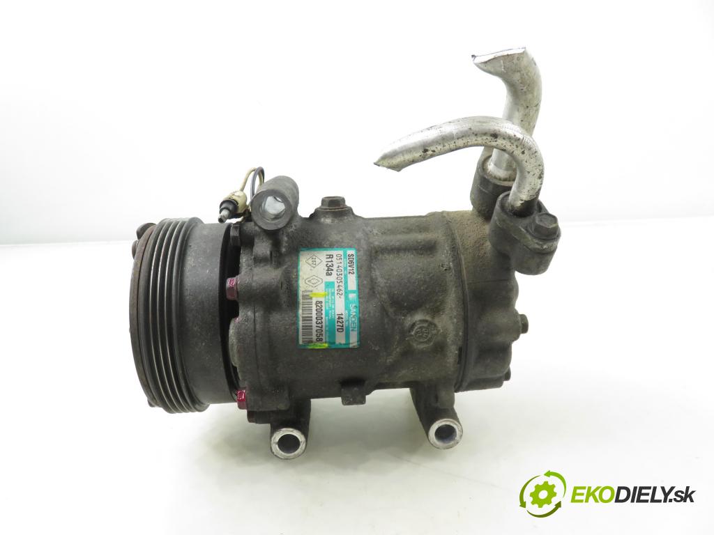RENAULT CLIO II (BB_, CB_) HB 2004 55,00 1.2 16V (BB05, BB0W, BB11, BB27, BB2T, BB2U, BB2V, 1149,00 KOMPRESOR: klimatizácie 8200037058 (Kompresor klimatizácie)