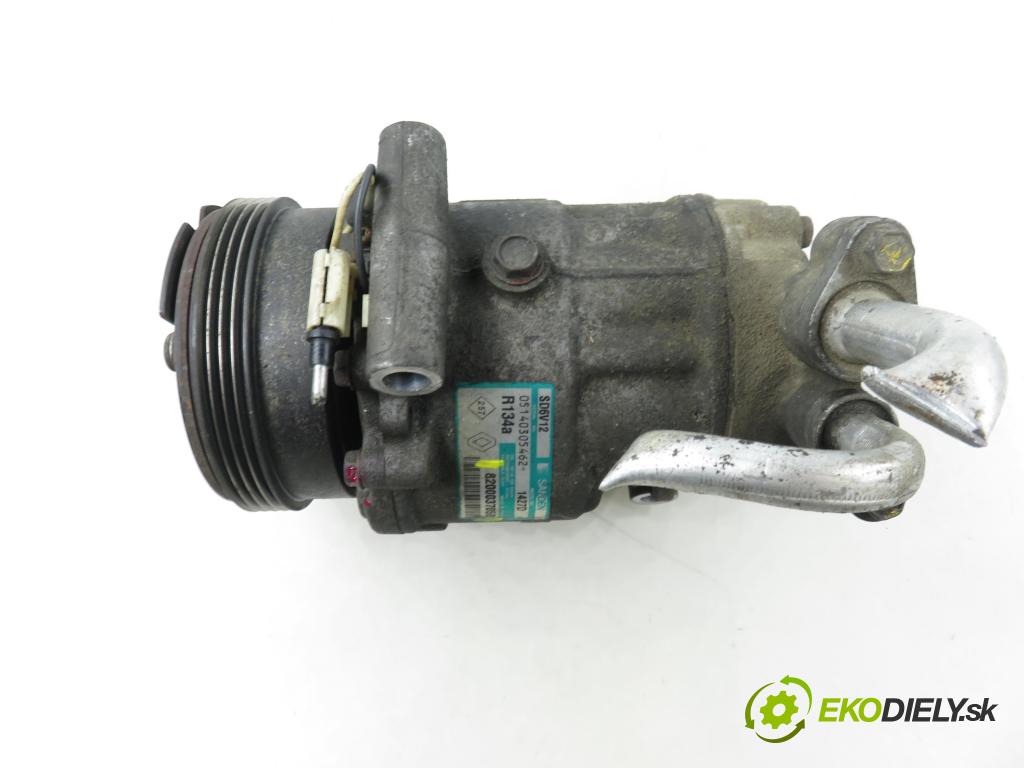 RENAULT CLIO II (BB_, CB_) HB 2004 55,00 1.2 16V (BB05, BB0W, BB11, BB27, BB2T, BB2U, BB2V, 1149,00 KOMPRESOR: klimatizácie 8200037058 (Kompresor klimatizácie)