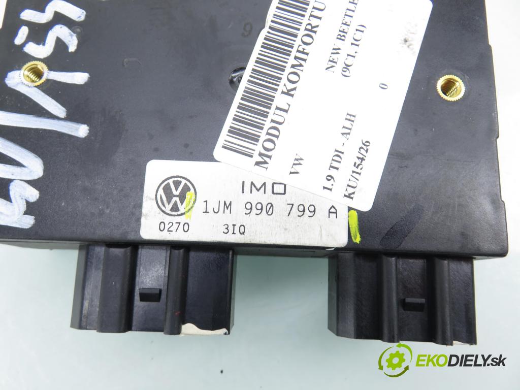 VW NEW BEETLE (9C1, 1C1) HB 2001 66,00 1.9 TDI 90 - ALH 1896,00 MODUL komfortu 1J0959799AH ; 5DK00794551 ; 1JM990799A