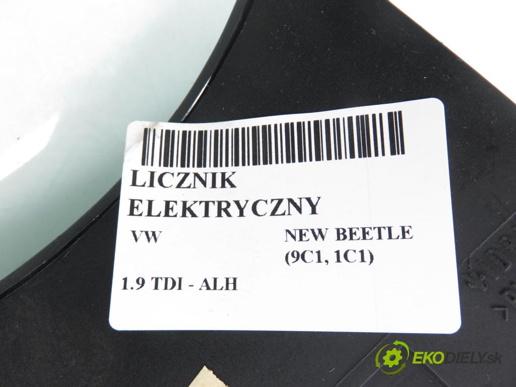 VW NEW BEETLE (9C1, 1C1) HB 2001 66,00 1.9 TDI 90 - ALH 1896,00 prístrojovka elektrický 1C0920800A