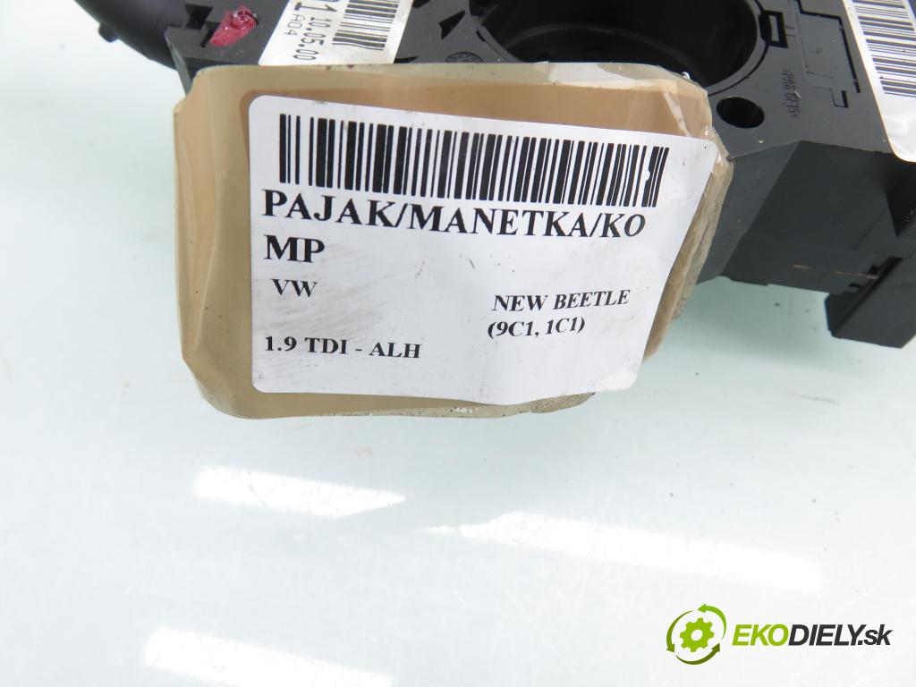 VW NEW BEETLE (9C1, 1C1) HB 2001 66,00 1.9 TDI 90 - ALH 1896,00 páčka/prepínač 8L0953513G ; 4B0953503E