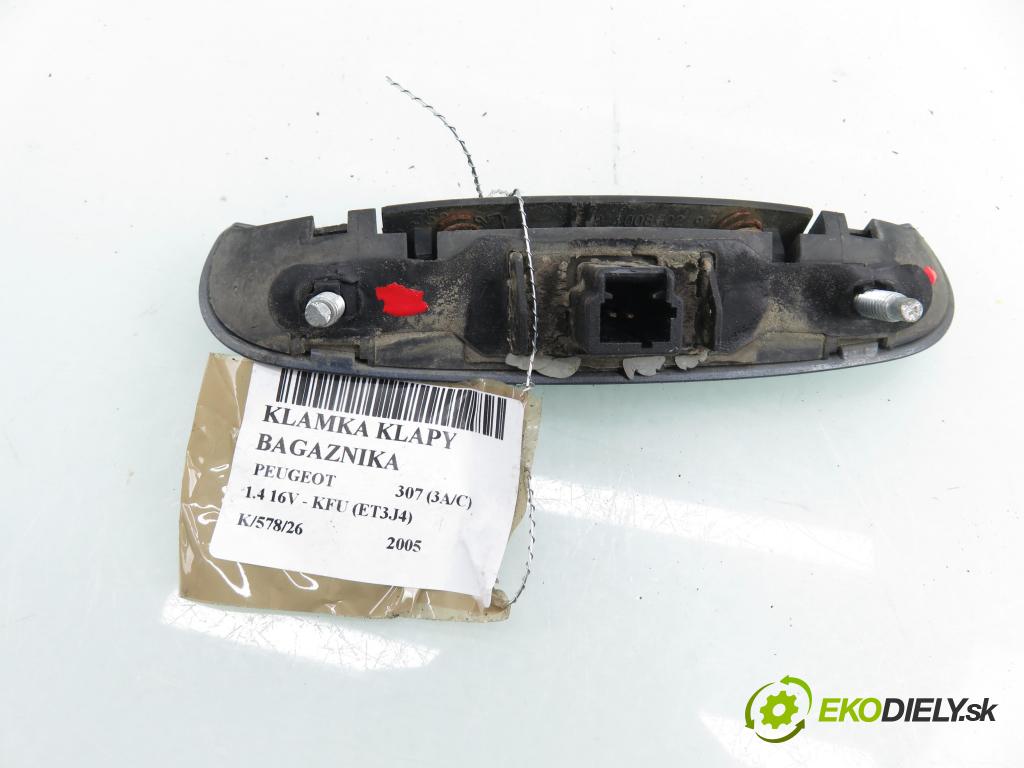 PEUGEOT 307 (3A/C) HB 2005 65,00 1.4 16V - KFU (ET3J4) 1360,00 klika dveří kufr