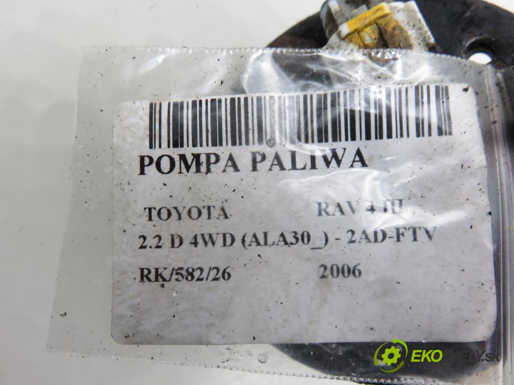 TOYOTA RAV 4 III (_A3_) SUV 2006 100,00 2.2 D 4WD (ALA30_) 136 - 2AD-FTV 2231,00 senzor hladiny paliva