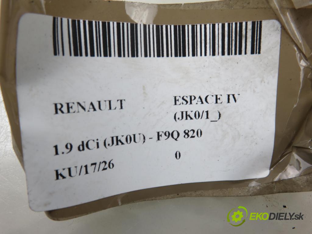 RENAULT ESPACE IV (JK0/1_) VAN 2005 85,00 1.9 dCi 116 - F9Q 820 1870,00 senzor hladiny paliva 8200008529