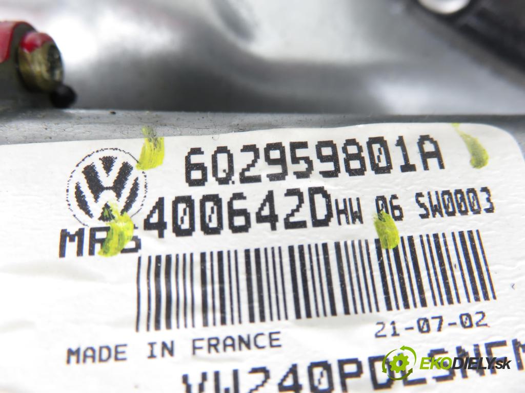 VW POLO (9N_) HB 2002 55,00 1.4 16V 75 - BBY 1390,00 Mechanizmus okien 6Q2959801A ; 400642D