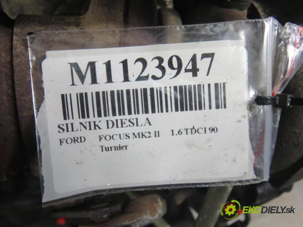 FORD FOCUS II Turnier (DA_, FFS, DS) KOMBI 2008 66,00 1.6 TDCI 90 1560,00 Motor DIESEL HHDA