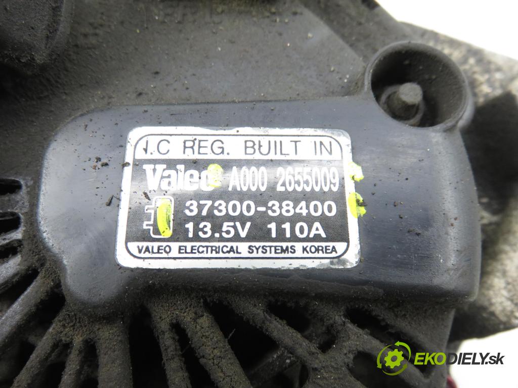 HYUNDAI SANTA FÉ I (SM) SUV 2004 107,00 2.4 16V 146 - G4JS-G 2351,00 Alternátor 3730038400 ; A0002655009 (Alternátor)
