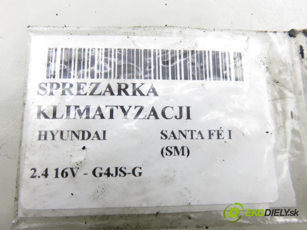 HYUNDAI SANTA FÉ I (SM) SUV 2004 107,00 2.4 16V 146 - G4JS-G 2351,00 KOMPRESOR: klimatizácie  (Kompresor klimatizácie)