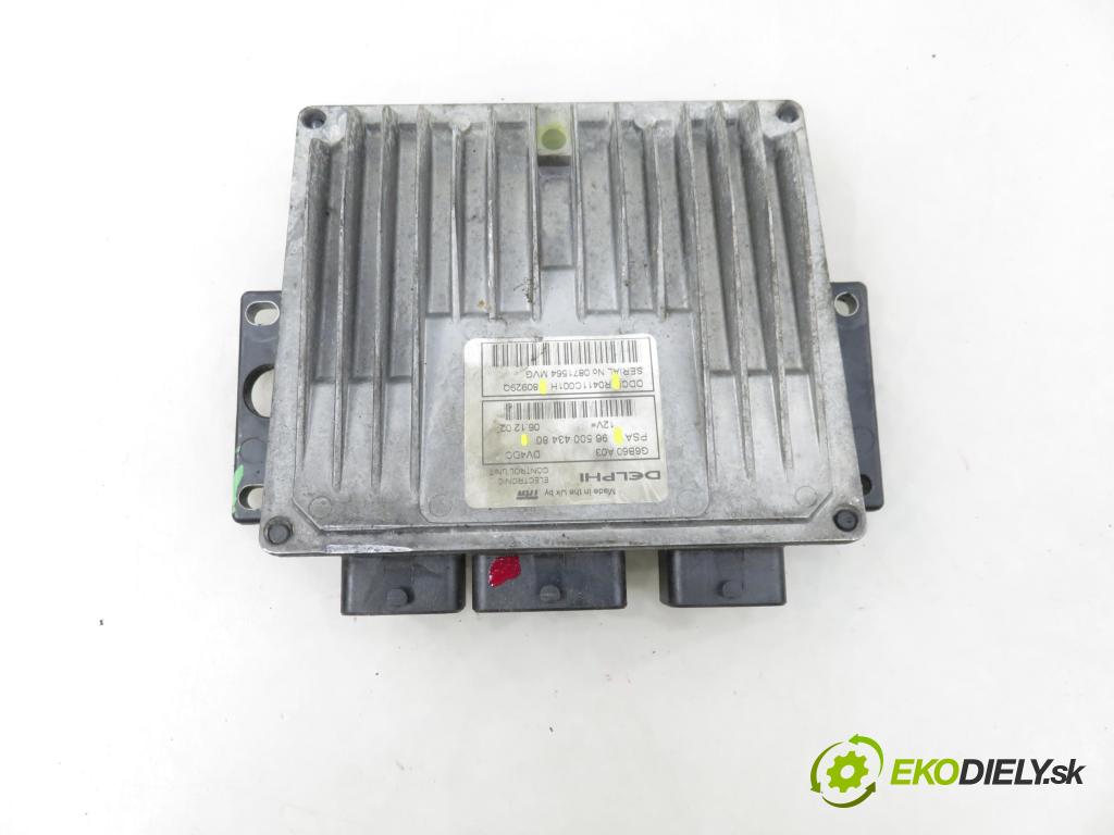 CITROEN C3 I (FC_) HB 2003 66,00 1.4 16V HDi - 8HY (DV4TED4) 1398,00 Riadiaca jednotka Motor R0411C001H ; 9650043480