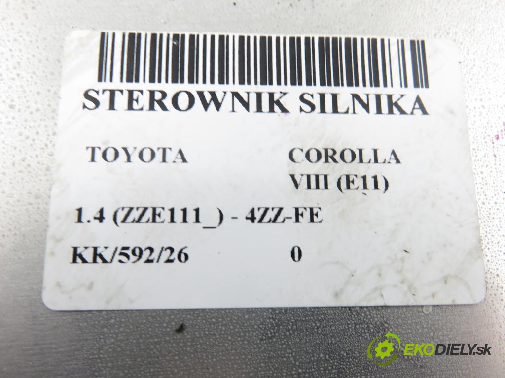 TOYOTA COROLLA Liftback (_E11_) LIFTBACK 2000 71,00 1.4 VVTi 97 - 4ZZ-FE 1398,00 Riadiaca jednotka Motor 8966102660 ; 0261206229