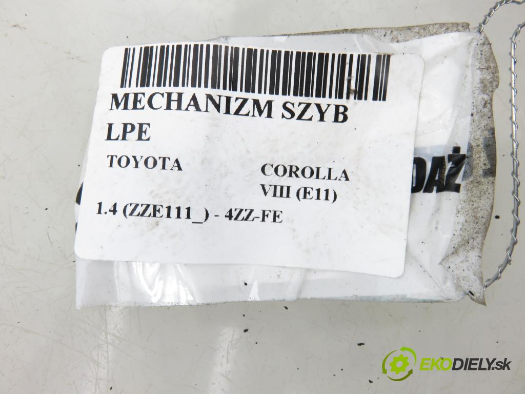 TOYOTA COROLLA Liftback (_E11_) LIFTBACK 2000 71,00 1.4 VVTi 97 - 4ZZ-FE 1398,00 mechanismus oken 0130821908