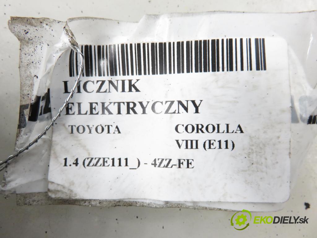 TOYOTA COROLLA Liftback (_E11_) LIFTBACK 2000 71,00 1.4 VVTi 97 - 4ZZ-FE 1398,00 Prístrojovka elektrický