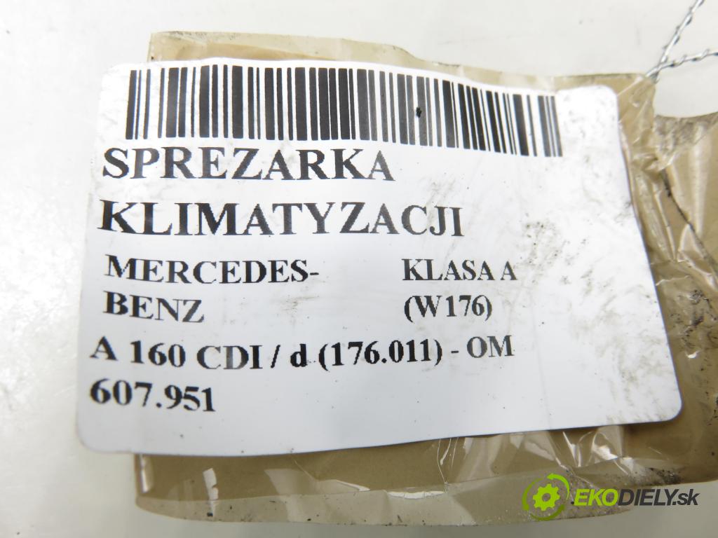 MERCEDES-BENZ KLASA A (W176) HB 2017 66,00 A 160 CDI / d (176.011) 90 - OM 607.951 1461,00 KOMPRESOR: klimatizácie 4472501680 (Kompresor klimatizácie)