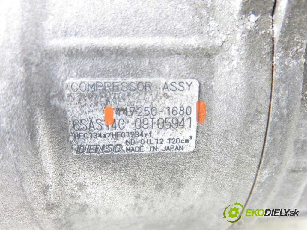 MERCEDES-BENZ KLASA A (W176) HB 2017 66,00 A 160 CDI / d (176.011) 90 - OM 607.951 1461,00 KOMPRESOR: klimatizácie 4472501680 (Kompresor klimatizácie)