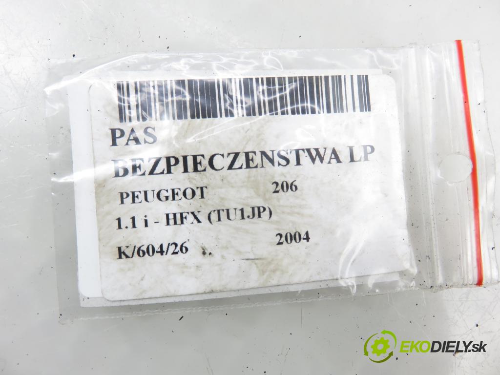 PEUGEOT 206 liftback (2A/C) HB 2004 440,00 1.1 i - HFX (TU1JP) 1124,00 držák BEZPEČNOST LP