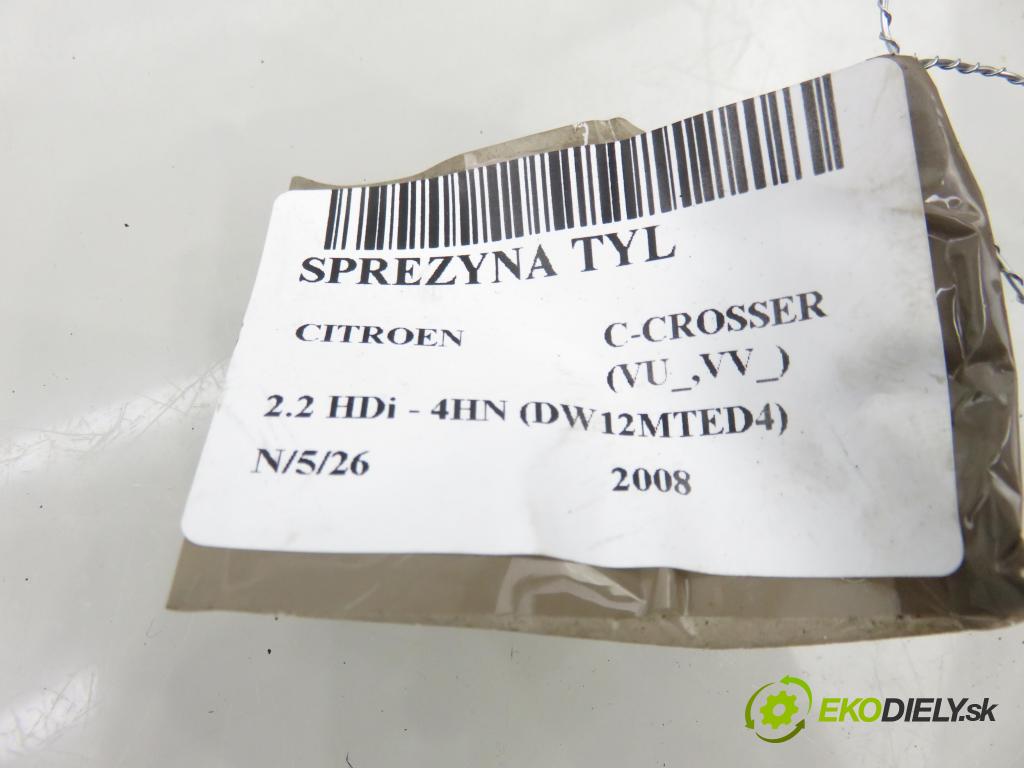CITROEN C-CROSSER (EP_) SUV 2008 115,00 2.2 HDi 160 - 4HN (DW12MTED4) 2179,00 Pružina ZADNÍ: 