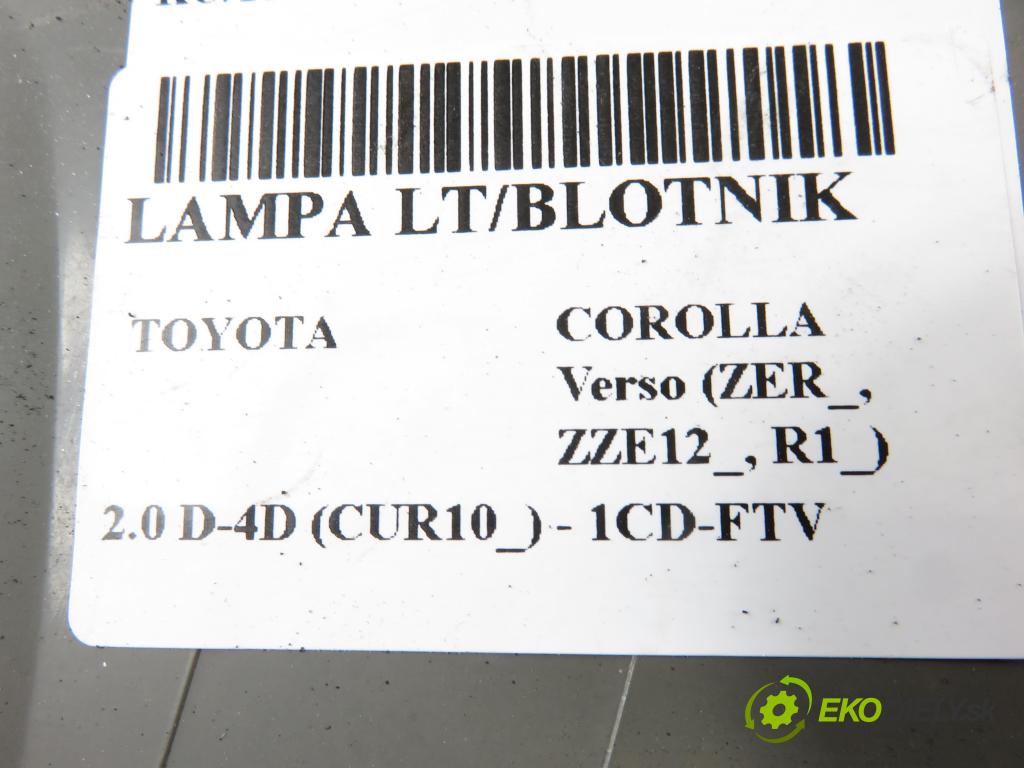 TOYOTA COROLLA Verso (ZER_, ZZE12_, R1_) VAN 2004 85,00 2.0 D-4D (CUR10_) - 1CD-FTV 1995,00 Svetlo ľavé zadné
