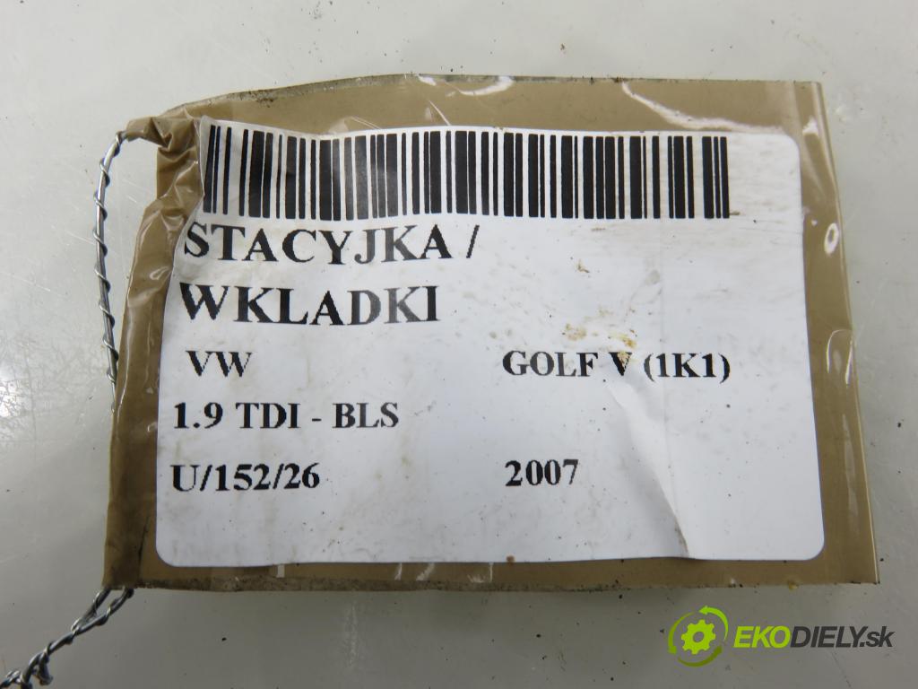 VW GOLF V (1K1) HB 2007 77,00 1.9 TDI - BLS 1896,00 spinačka 1K0905851B (Spínacia skrinka)