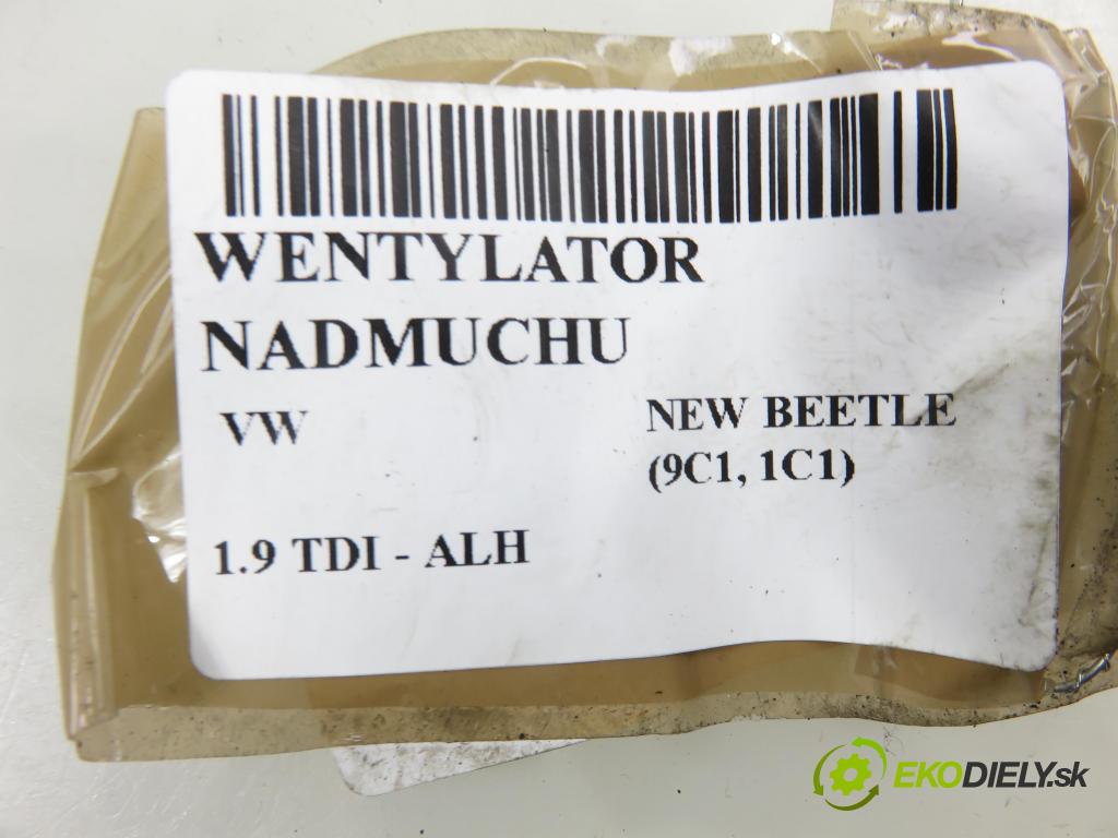 VW NEW BEETLE (9C1, 1C1) HB 2001 66,00 1.9 TDI 90 - ALH 1896,00 Ventilátor vetráku 657880E