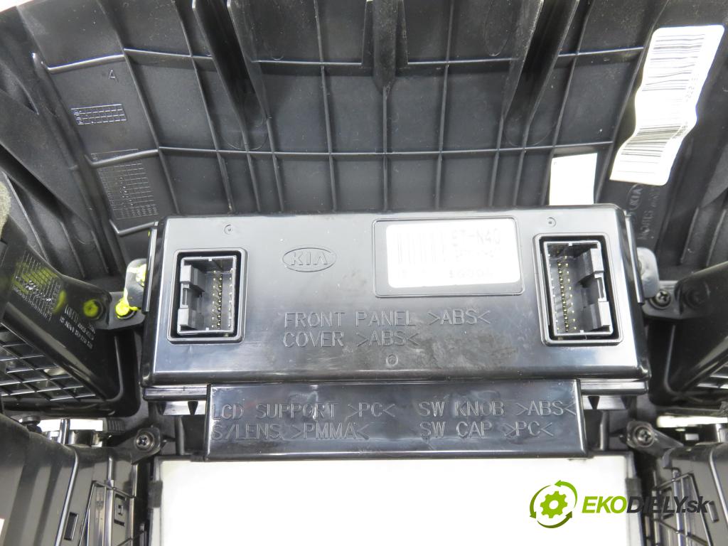 KIA CEE'D liftback (ED) HB 2008 80,00 1.4 16V 109 - G4FA 1396,00 Panel kúrenia KLIMATRONIK 972501H000EQ ; 957101H400