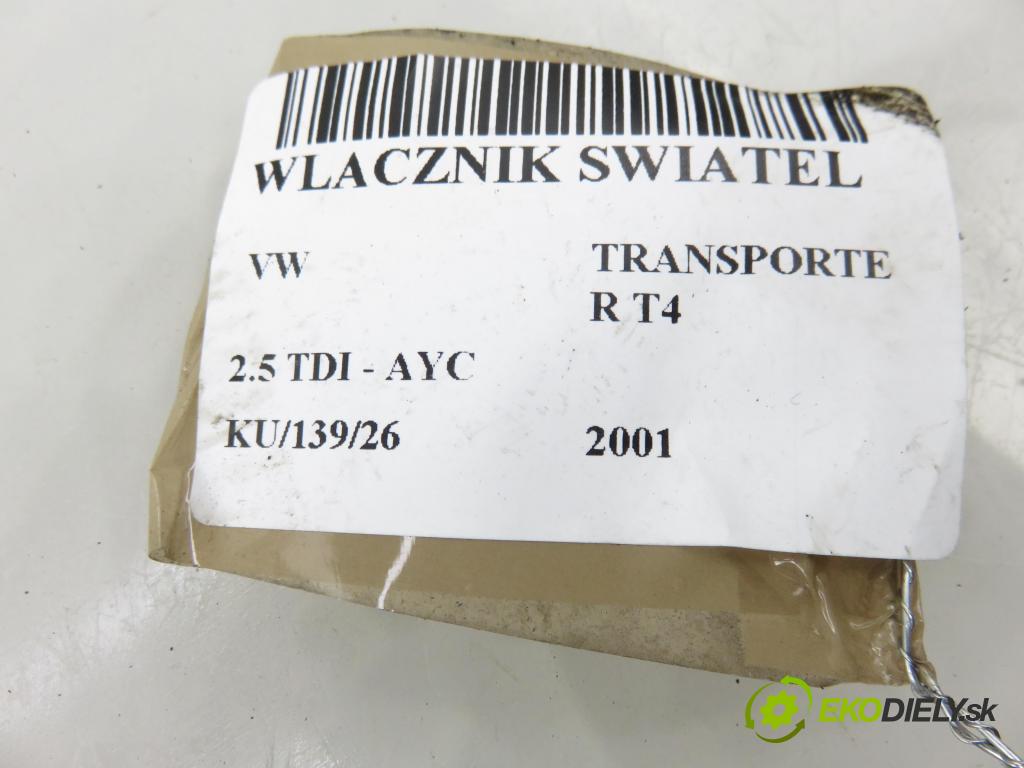 VW TRANSPORTER IV Autobus (70XB, 70XC, 7DB, 7DW, 7DK) BUS 2001 75,00 2.5 TDI - AYC 2461,00 prepínač svetlá 