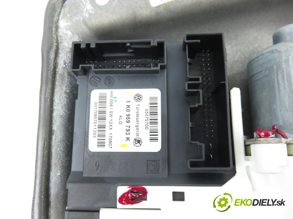 VW GOLF V (1K1) HB 2007 77,00 1.9 TDI - BLS 1896,00 Mechanizmus okien 1K0959793K