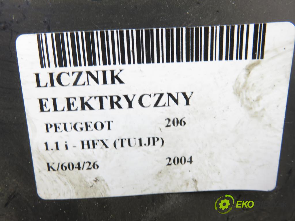 PEUGEOT 206 liftback (2A/C) HB 2004 440,00 1.1 i - HFX (TU1JP) 1124,00 Prístrojovka elektrický 9651740180
