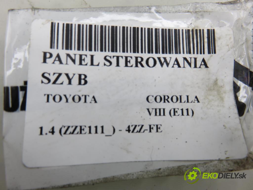 TOYOTA COROLLA Liftback (_E11_) LIFTBACK 2000 71,00 1.4 VVTi 97 - 4ZZ-FE 1398,00 Panel ovládania okien