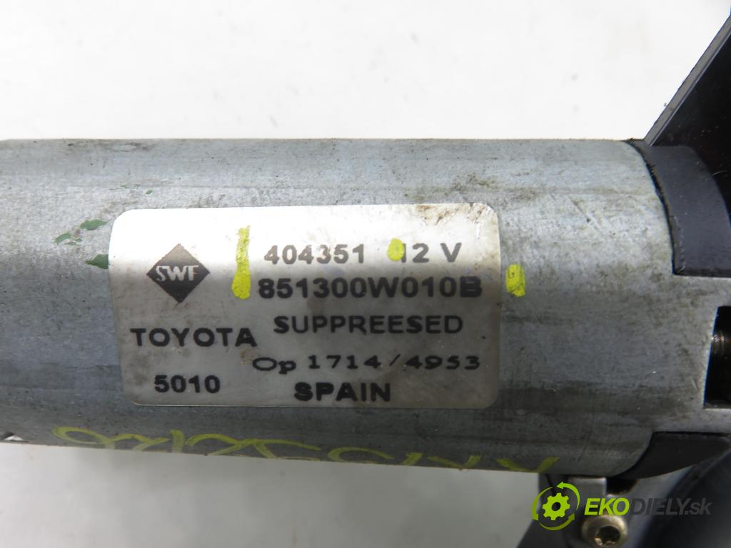 TOYOTA COROLLA Liftback (_E11_) LIFTBACK 2000 71,00 1.4 VVTi 97 - 4ZZ-FE 1398,00 Motorček stierače zadné 851300W010B ; 404351