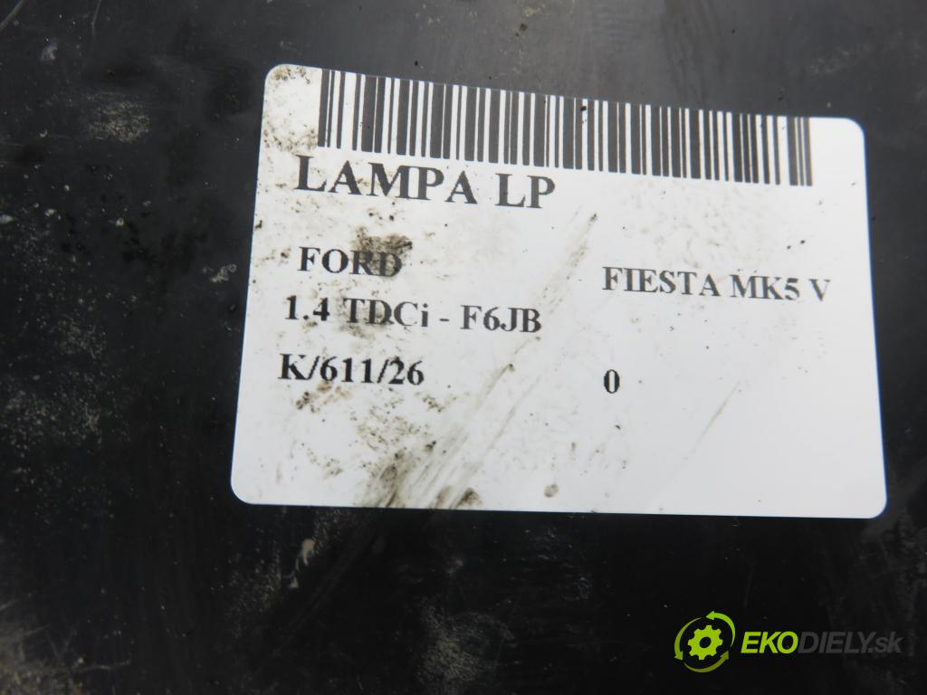 FORD FIESTA V (JH_, JD_) HB 2004 50,00 1.4 TDCi 68 - F6JB 1399,00 Svetlo LP 2S6X13W030AJ