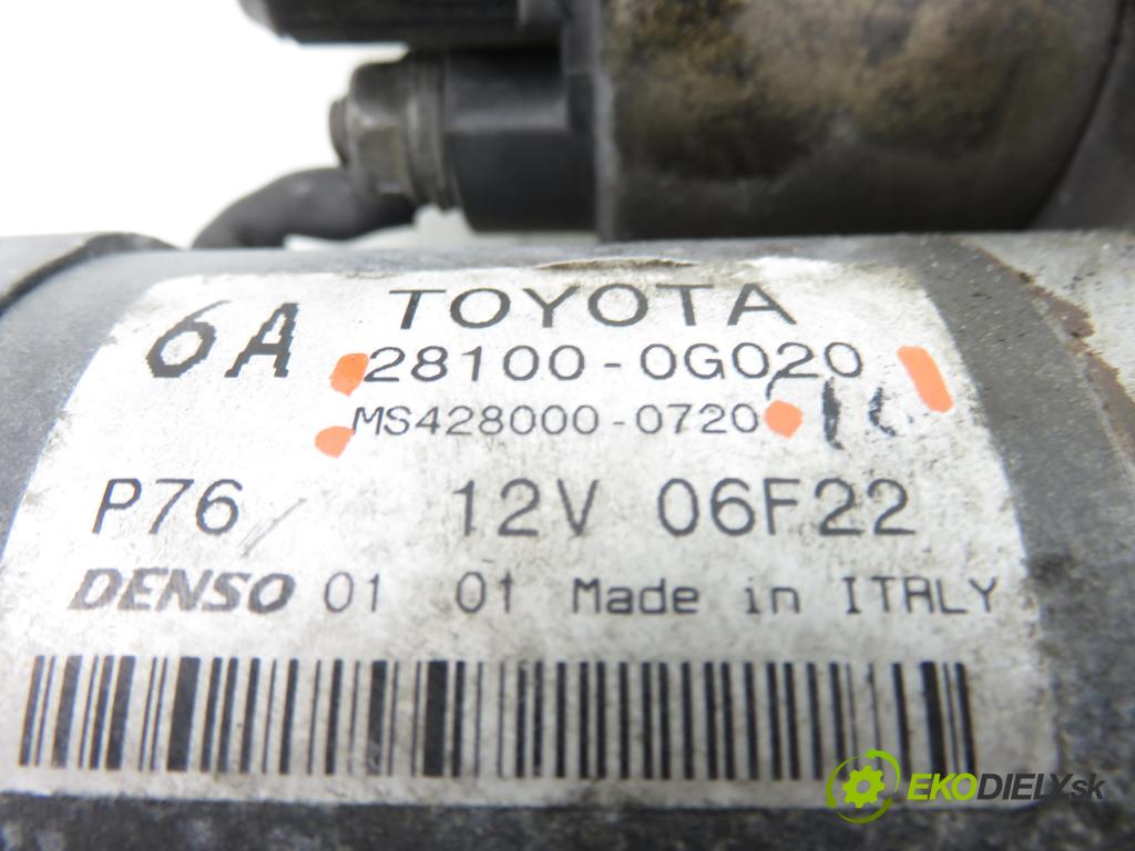 TOYOTA COROLLA Verso (ZER_, ZZE12_, R1_) VAN 2004 85,00 2.0 D-4D (CUR10_) - 1CD-FTV 1995,00 Štartér 281000G020 ; MS4280000720 (Štartér)